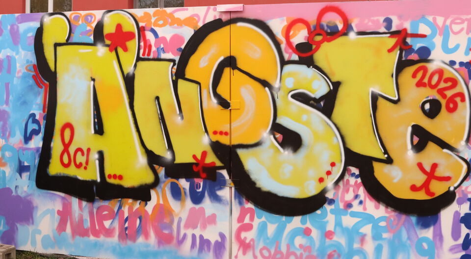 Wünsche und Ängste in Sprayfarbe