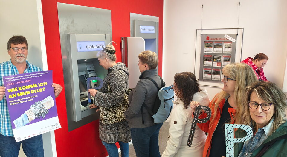 Rund 350.000 Kontopfändungen pro Monat